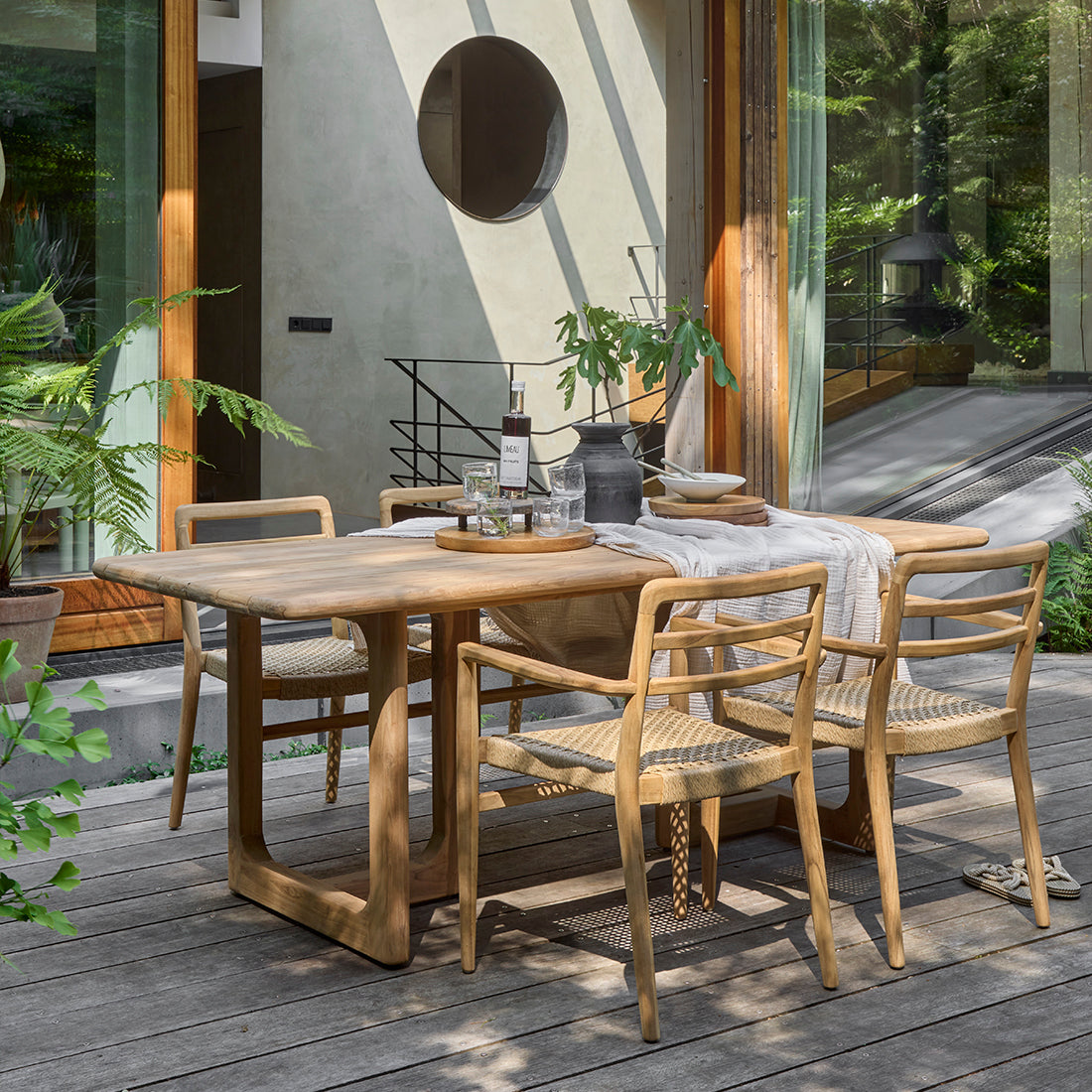 Primavera Teakhouten Tuintafel - 240cm Raw Materials