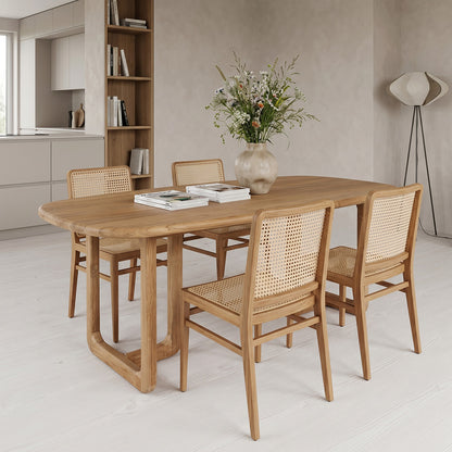 Eetkamertafel Invierno Teakhout 200cm Raw Materials