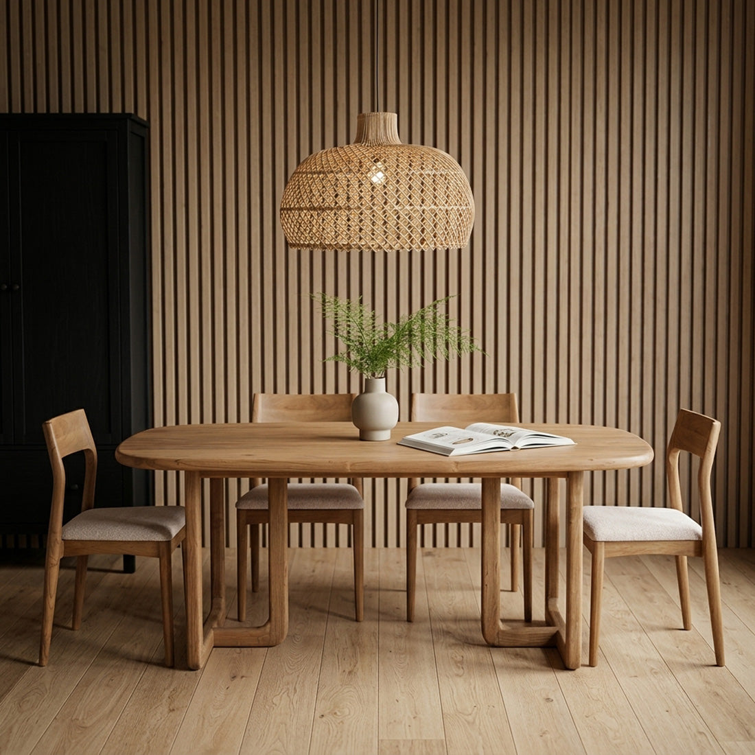 Eetkamertafel Invierno Teakhout 200cm Raw Materials