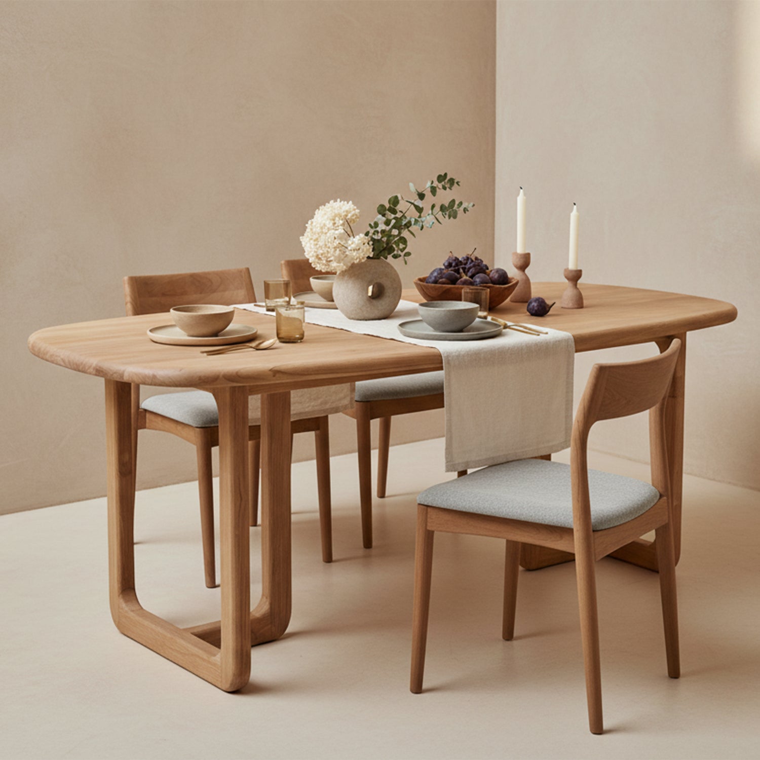 Eetkamertafel Invierno Teakhout 200cm Raw Materials