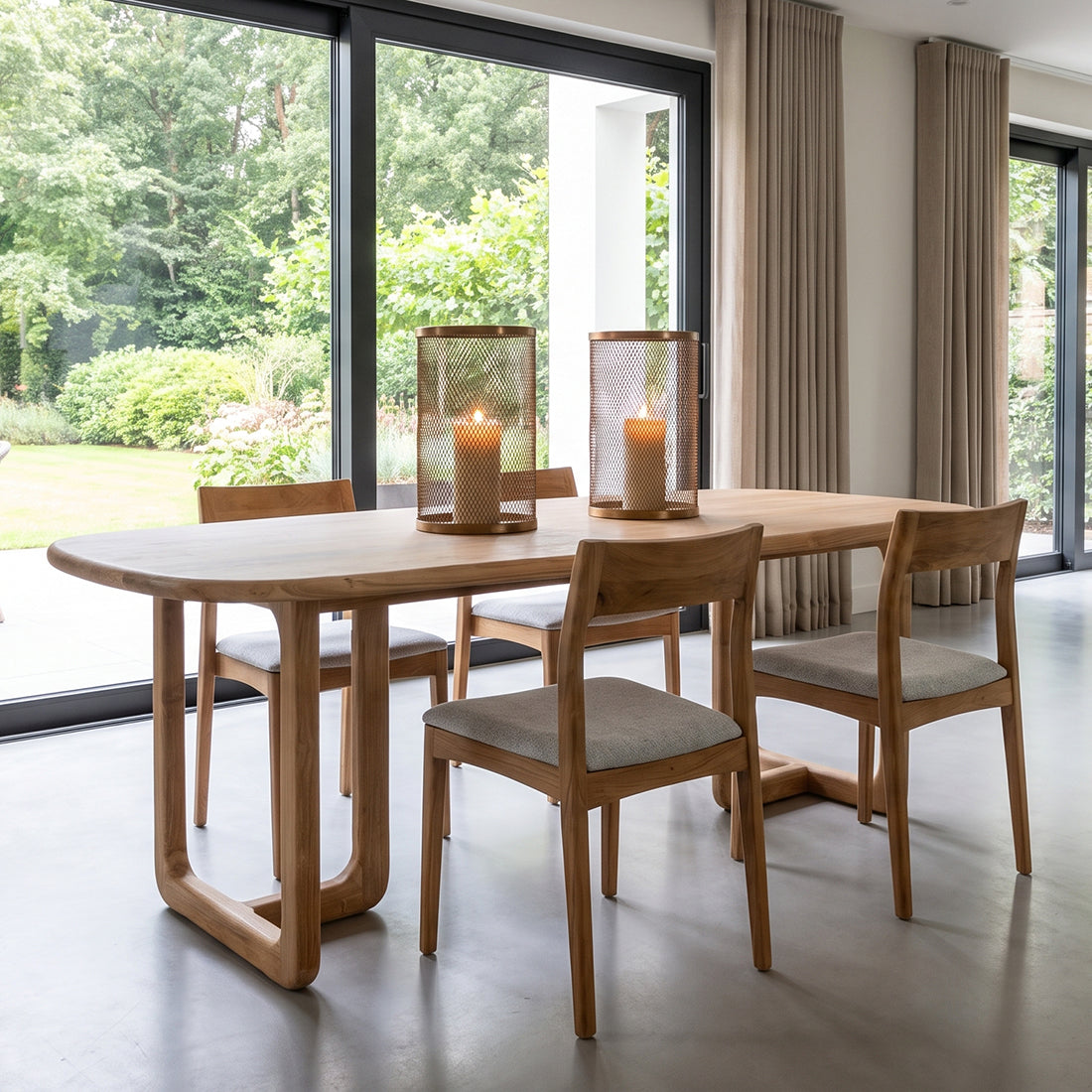 Eetkamertafel Invierno Teakhout 200cm Raw Materials