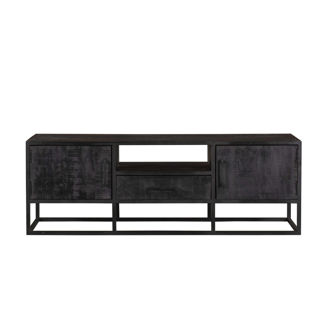 TV-Board Denver Mangoholz Schwarz 145cm Starfurn