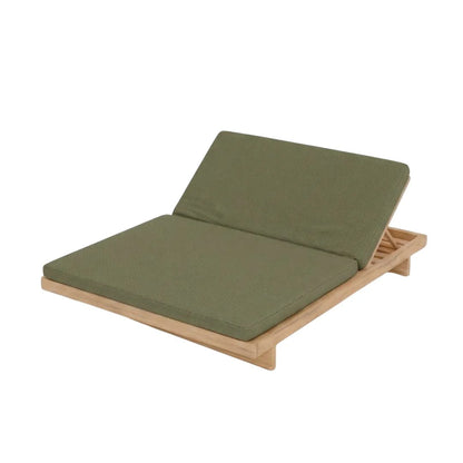 Tweepersoons Loungebed Pantai Gerecycled Teakhout Green Alga Bazar Bizar