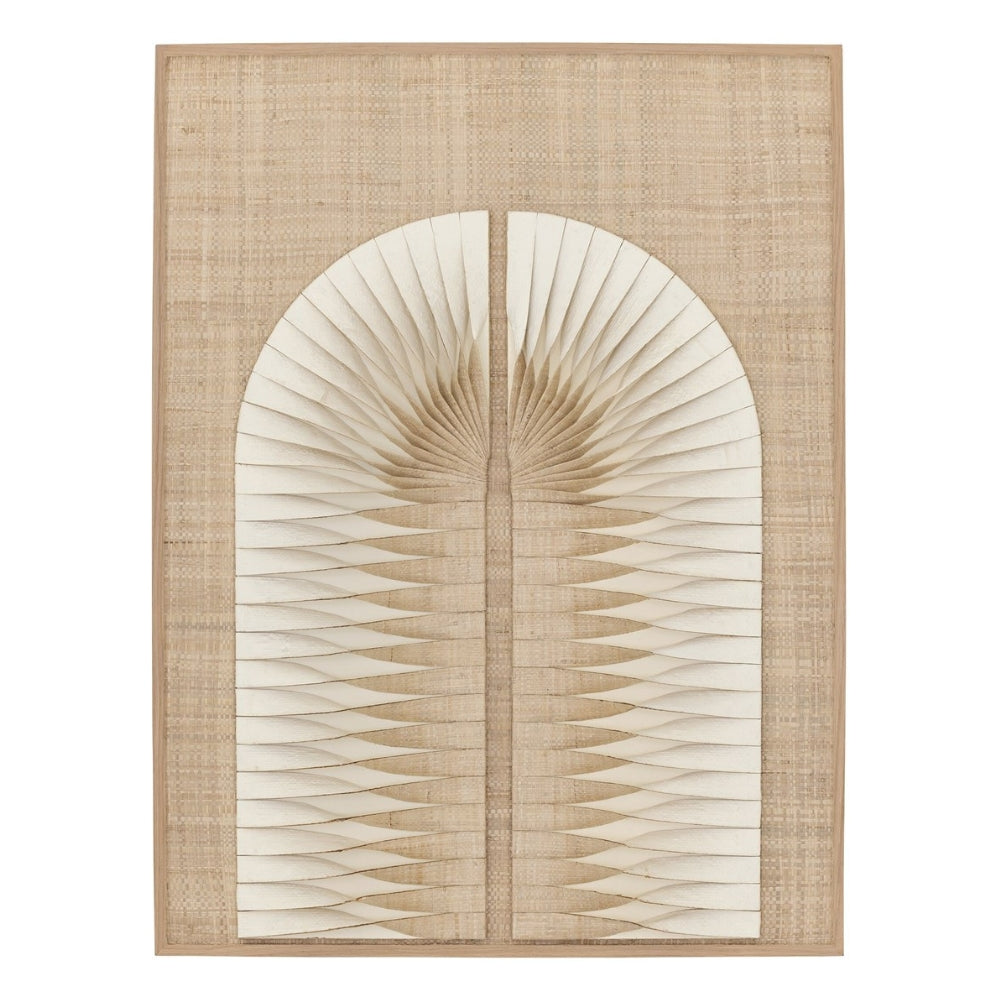 MUST Living Wandpaneel Bow Eco Art Geweven Palm