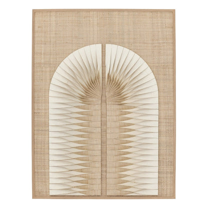 MUST Living Wandpaneel Bow Eco Art Geweven Palm