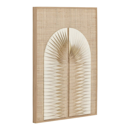 MUST Living Wandpaneel Bow Eco Art Geweven Palm