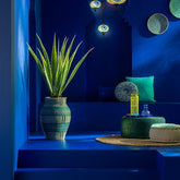 Agave Gebroken Wit Kunstmatig Groen 80x80x150cm - Kunstplant - J-Line - livinglovely.nl