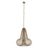 Aluesi Antique Brass Iron Wired Hanging Lamp PTMD - Hanglamp - PTMD - livinglovely.nl