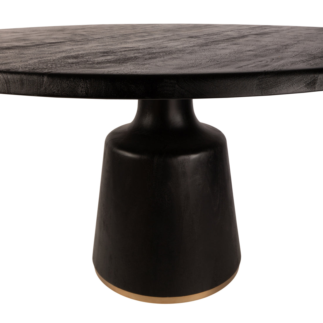 Arca Veas Eettafel Black-gold 150 x 150 x 77 PTMD - Eetkamertafel - PTMD - livinglovely.nl