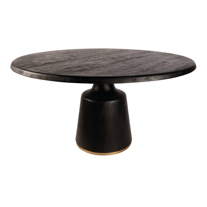 Arca Veas Eettafel Black-gold 150 x 150 x 77 PTMD - Eetkamertafel - PTMD - livinglovely.nl