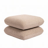Aro Draaipoef Opulence Taupe van PTMD, ander aanzicht van de taupe opulence bekleding