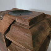 Authentieke poer kandelaar - Kandelaar - Living Lovely - livinglovely.nl