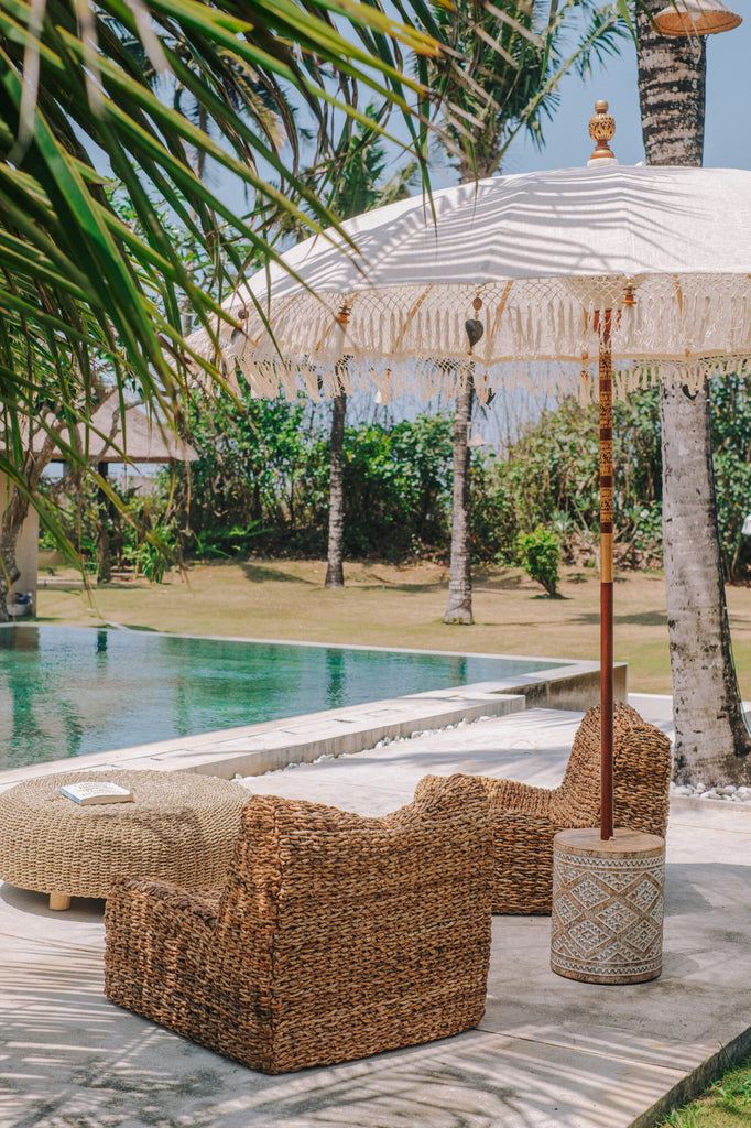 Bali Parasol - Linnen - 250cm - Parasol - Todo Bien - livinglovely.nl