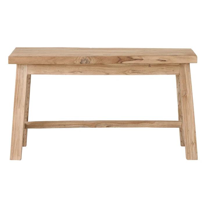Bankje Trinity Naturel van gerecycled teakhout van MUST Living