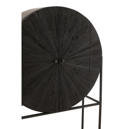 Barkast Shanil Gerecycled Hout Zwart J-Line