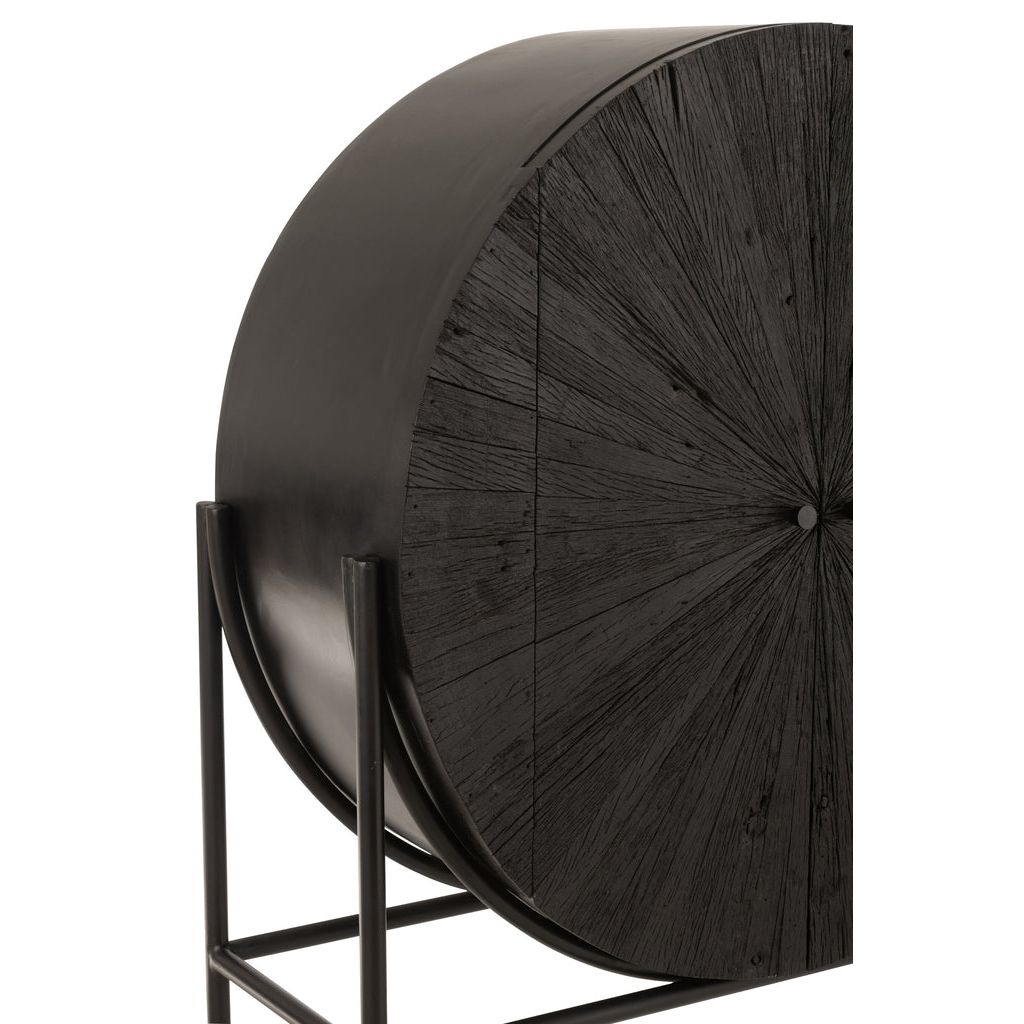 Barkast Shanil Gerecycled Hout Zwart J-Line