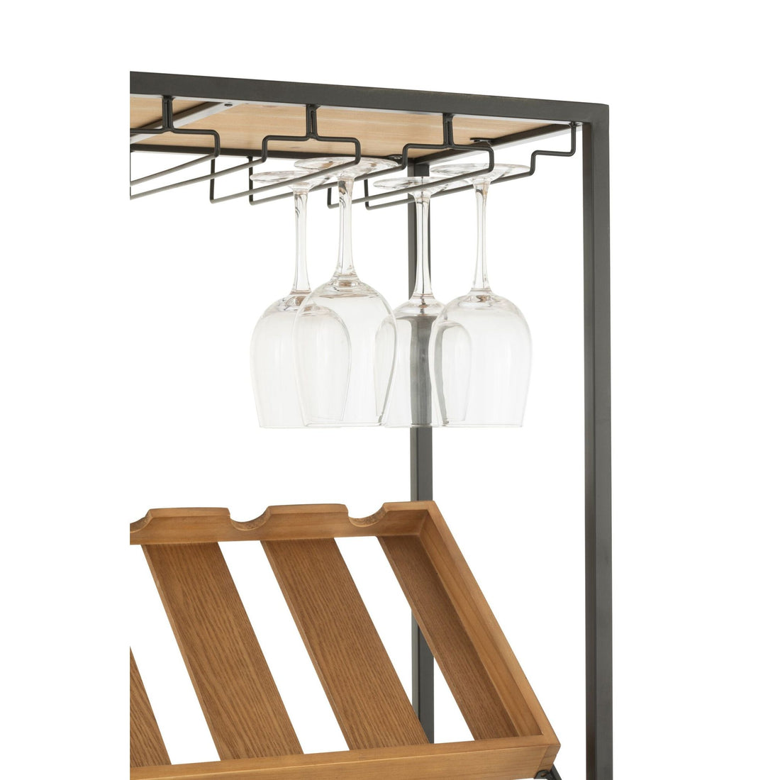 Barkast Wine Fineer Naturel/Zwart Large J-Line