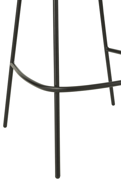 Barkruk Napoli Beige - J-Line - Barkruk - J-Line - livinglovely.nl
