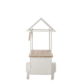 Barmeubel Kiosk Wit van J-Line, serveerkiosk van 134cm breed voor feest en horeca