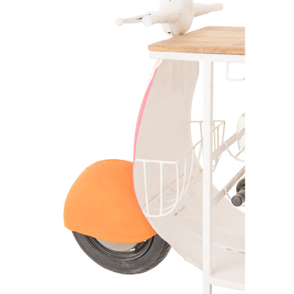 Barmeubel Scooter van J-Line, detail van de afwerking
