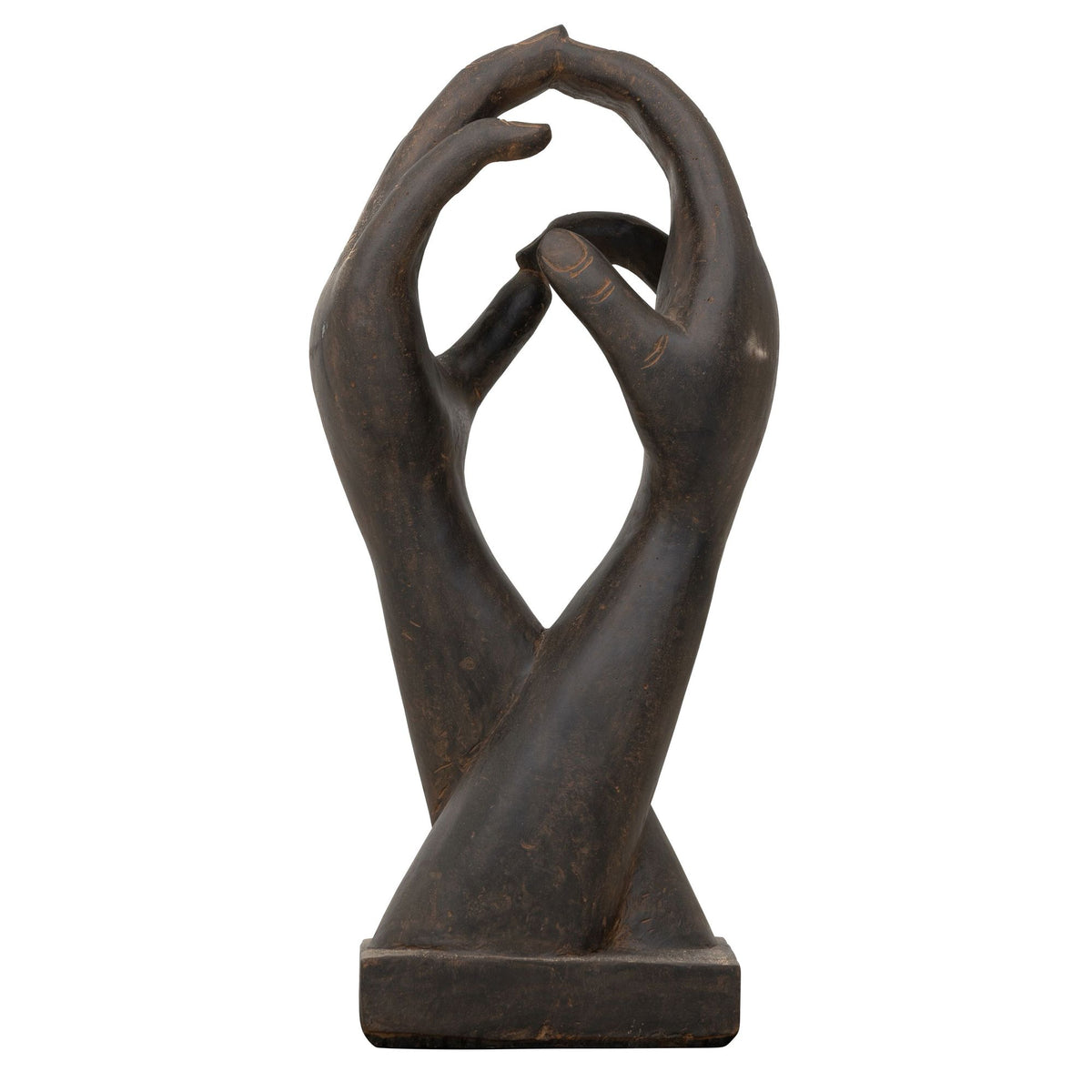 Beeld Unity Hands large in cement naturel van MUST Living