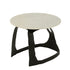Bijzettafel Aluminium/Steen Zwart/Wit Small J-Line