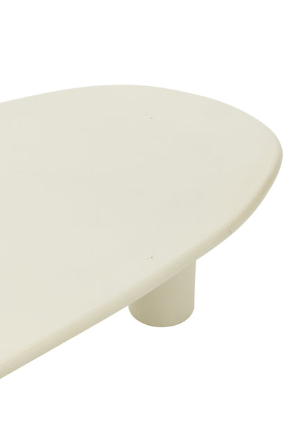 Bijzettafel Bali Wit Large J-Line - Bijzettafel - J-Line - livinglovely.nl