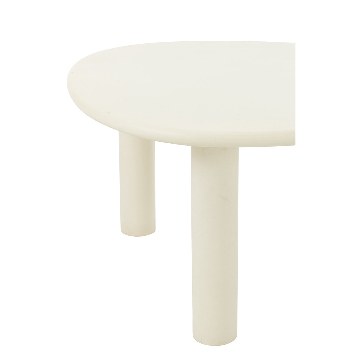 Bijzettafel Bali Wit Medium J-Line