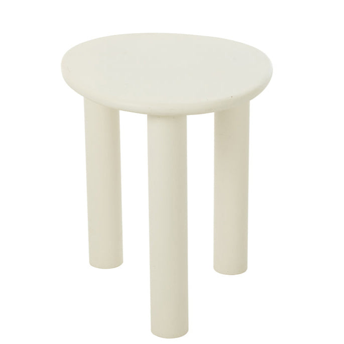 Bijzettafel Bali Wit Small J-Line - Bijzettafel - J-Line - livinglovely.nl