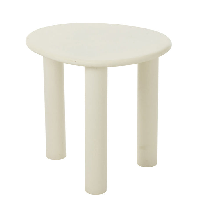 Bijzettafel Bali Wit Small J-Line - Bijzettafel - J-Line - livinglovely.nl