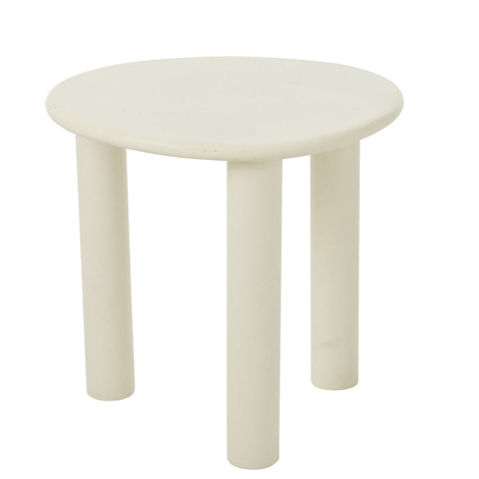 Bijzettafel Bali Wit Small J-Line - Bijzettafel - J-Line - livinglovely.nl
