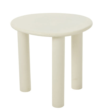 Bijzettafel Bali Wit Small J-Line - Bijzettafel - J-Line - livinglovely.nl