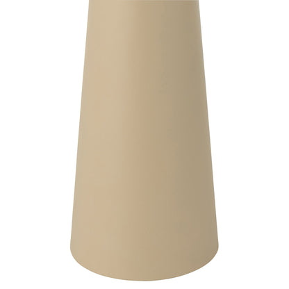 Bijzettafel Column Kegel Metaal Ecru/Beige