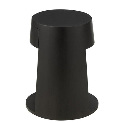 Bijzettafel Drawn Mango Hout/Mdf Zwart - Bijzettafel - J-Line - livinglovely.nl