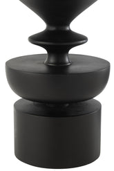 Bijzettafel Goa Mangohout Zwart - Bijzettafel - J-Line - livinglovely.nl