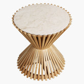 Bijzettafel Infinity Hourglass Raw Materials - Bijzettafel - Raw Materials - livinglovely.nl