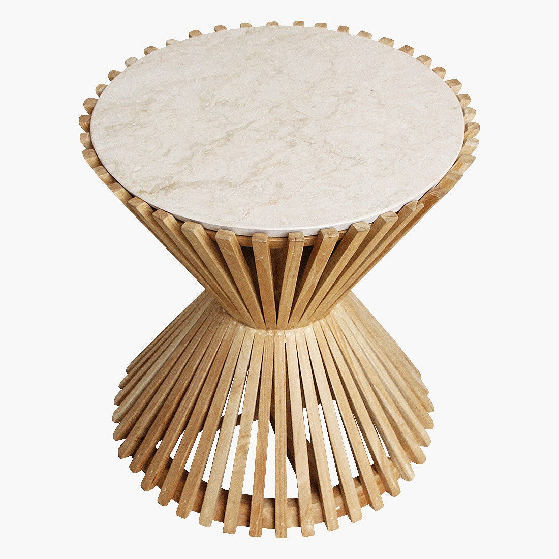 Bijzettafel Infinity Hourglass Raw Materials - Bijzettafel - Raw Materials - livinglovely.nl