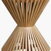 Bijzettafel Infinity Hourglass Raw Materials - Bijzettafel - Raw Materials - livinglovely.nl