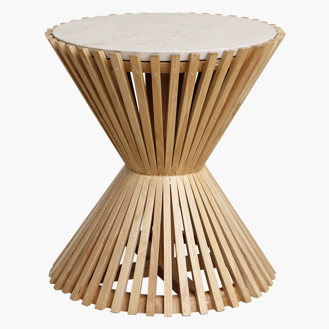 Bijzettafel Infinity Hourglass Raw Materials - Bijzettafel - Raw Materials - livinglovely.nl