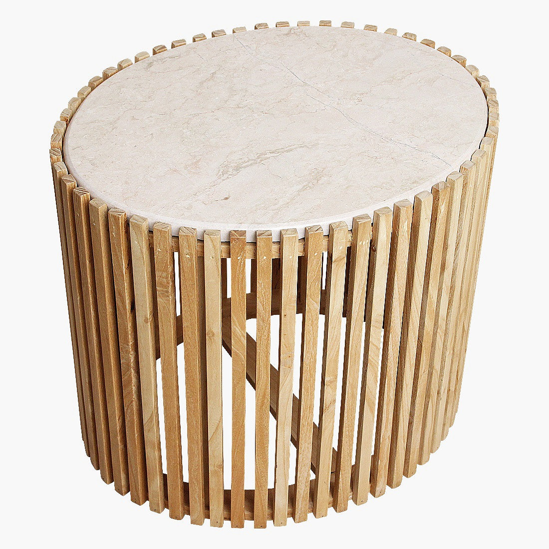 Bijzettafel Infinity Ovaal Raw Materials - Bijzettafel - Raw Materials - livinglovely.nl
