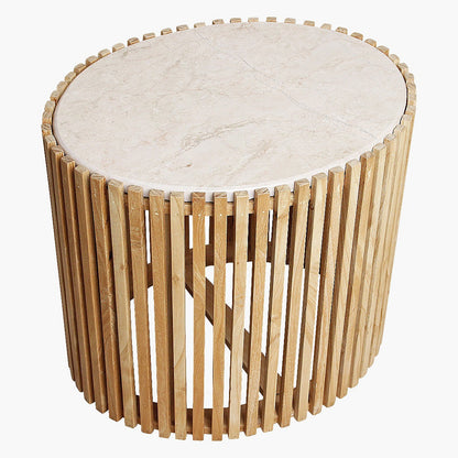 Bijzettafel Infinity Ovaal Raw Materials - Bijzettafel - Raw Materials - livinglovely.nl