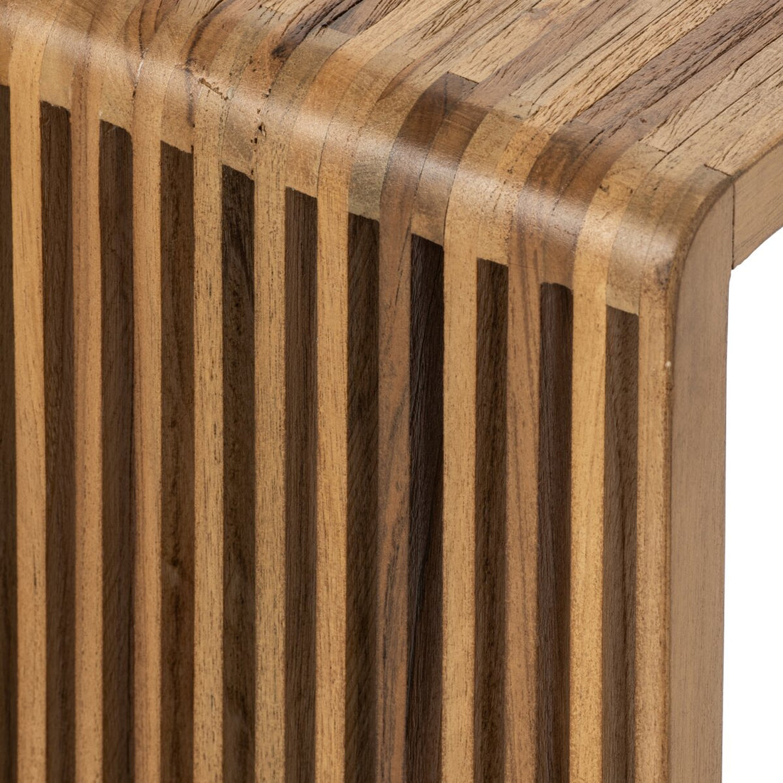 Beistelltisch Latten Recyceltes Holz Natur J-Line