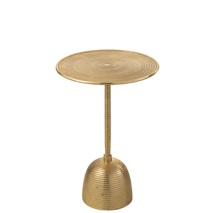 Bijzettafel Lera Aluminium Goud J-Line