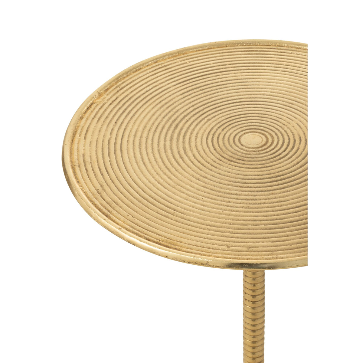 Bijzettafel Lera Aluminium Goud J-Line