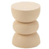 Bijzettafel Lise Ijzer Beige - Bijzettafel - J-Line - livinglovely.nl