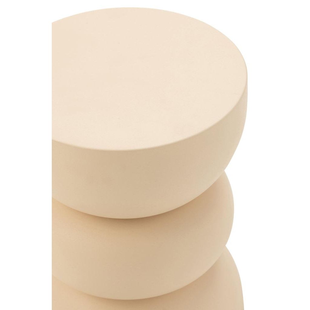 Bijzettafel Lise Ijzer Beige