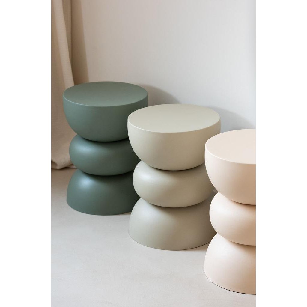 Bijzettafel Lise Ijzer Beige