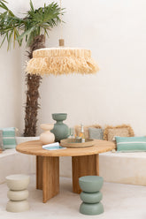 Bijzettafel Lise Ijzer Groen - Bijzettafel - J-Line - livinglovely.nl