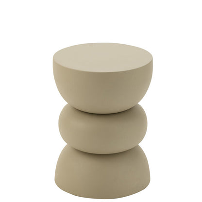 Bijzettafel Lise Ijzer Ivoor - Bijzettafel - J-Line - livinglovely.nl