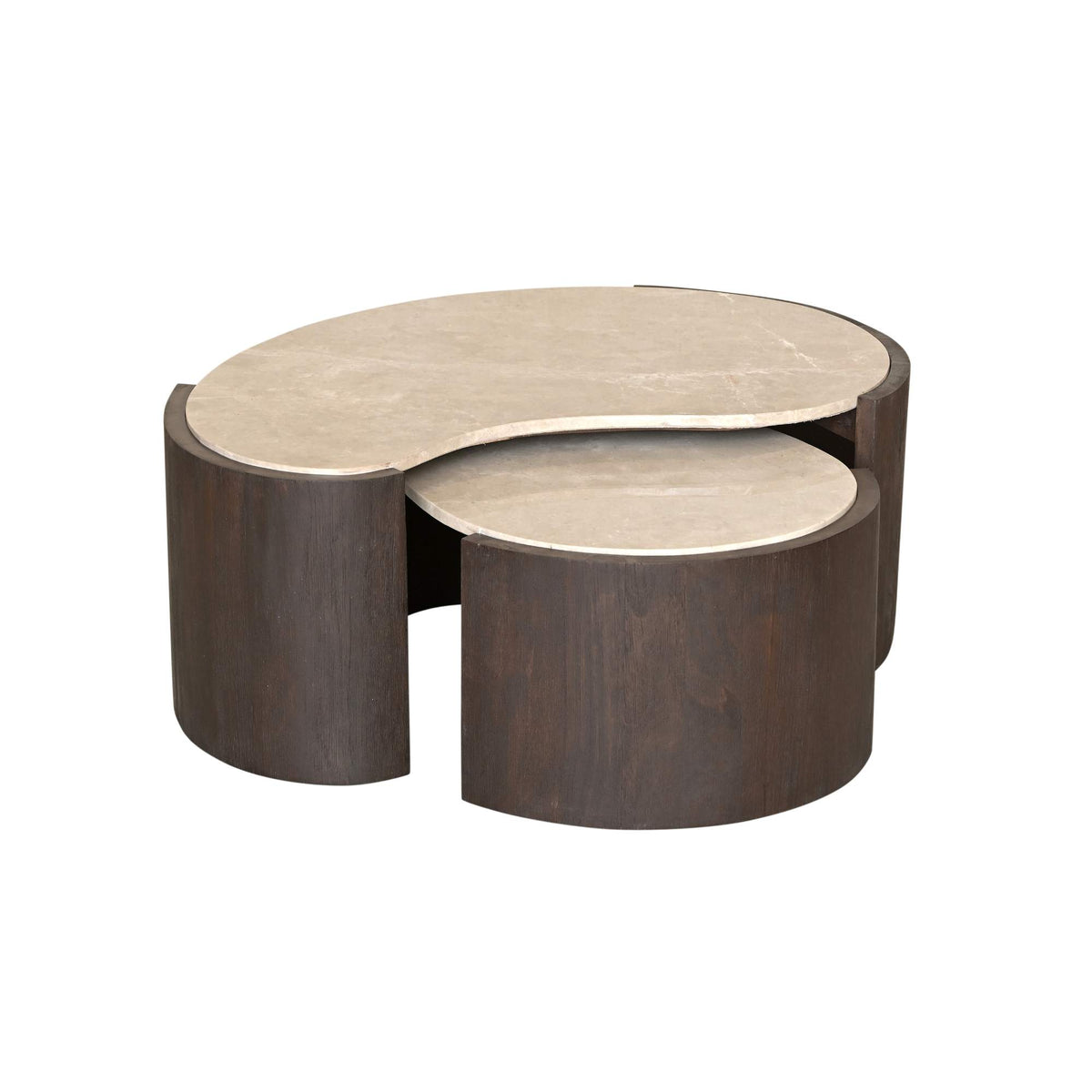 Set van Lume tafels van Starfurn schuin van opzij